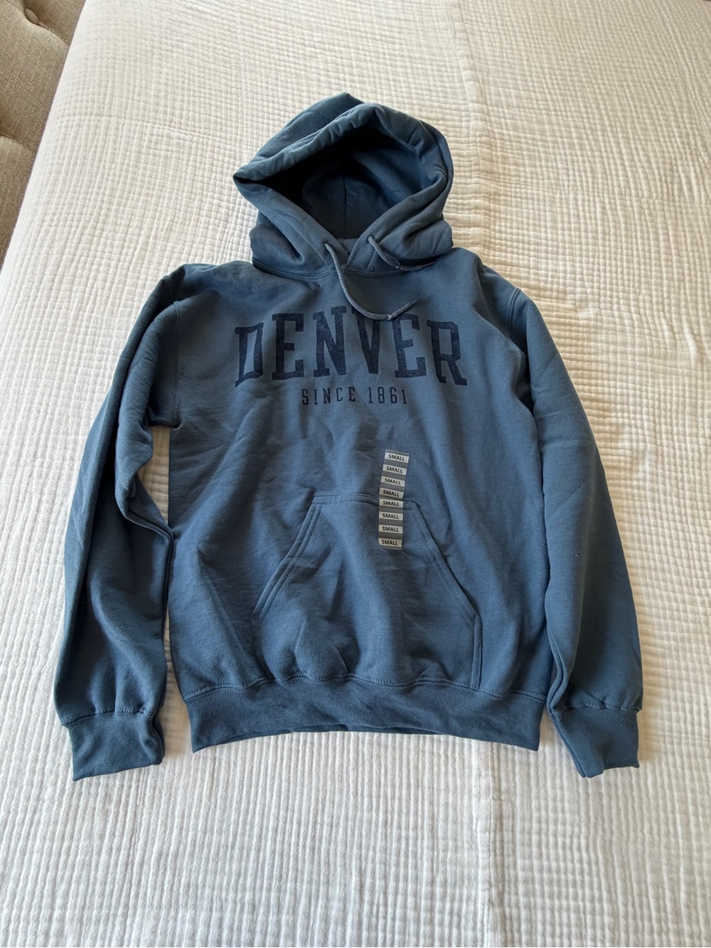 NWT Denver Graphic Hoodie Sweatshirt - Blue